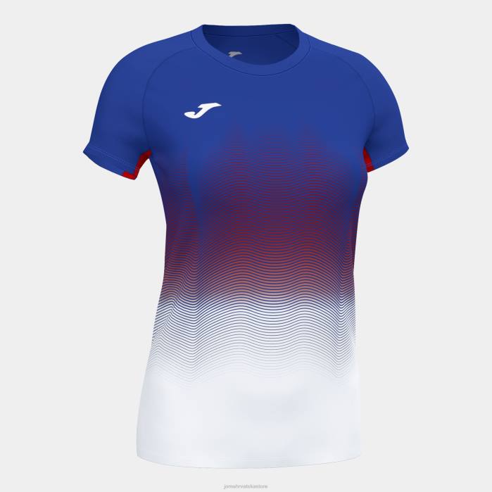 hr Joma košulja kratkih rukava elite vii kraljevsko plava bijela crvena 6FVN2599 žene