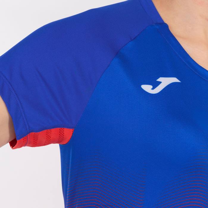 hr Joma košulja kratkih rukava elite vii kraljevsko plava bijela crvena 6FVN2599 žene