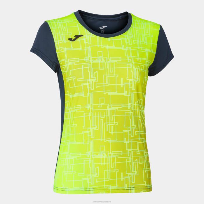 hr Joma košulja kratkih rukava elite viii tamnoplava fluorescentno žuta 6FVN2581 žene