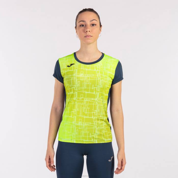 hr Joma košulja kratkih rukava elite viii tamnoplava fluorescentno žuta 6FVN2581 žene