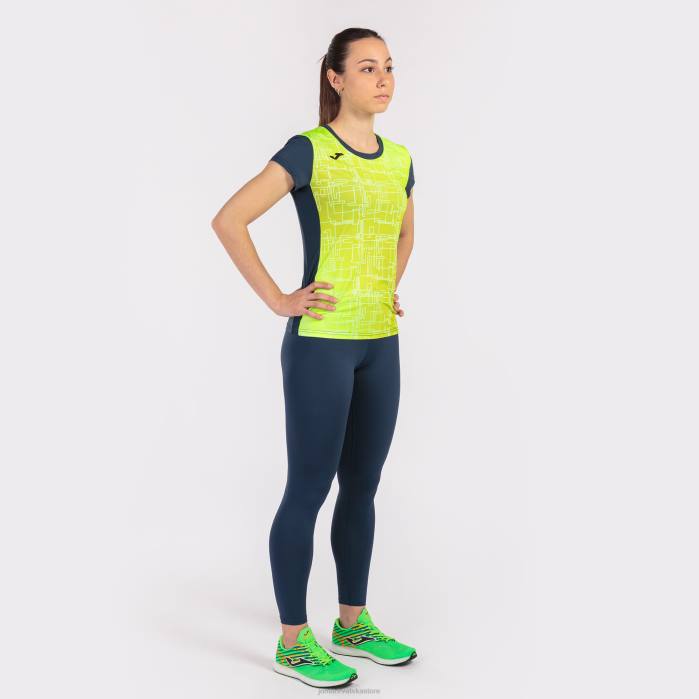 hr Joma košulja kratkih rukava elite viii tamnoplava fluorescentno žuta 6FVN2581 žene