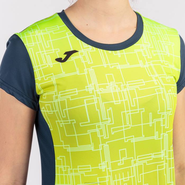 hr Joma košulja kratkih rukava elite viii tamnoplava fluorescentno žuta 6FVN2581 žene
