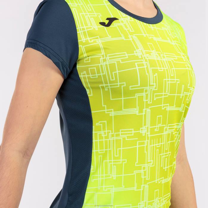 hr Joma košulja kratkih rukava elite viii tamnoplava fluorescentno žuta 6FVN2581 žene