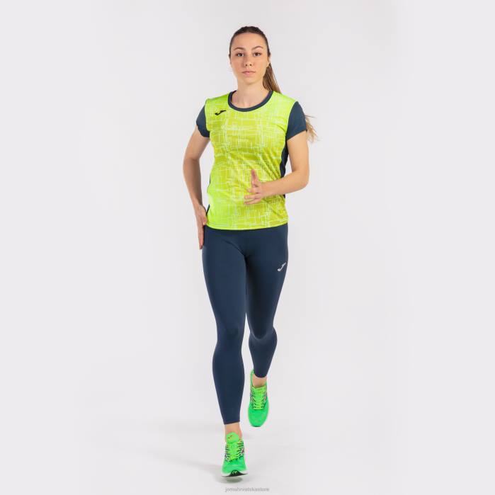 hr Joma košulja kratkih rukava elite viii tamnoplava fluorescentno žuta 6FVN2581 žene