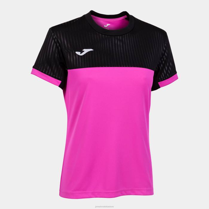 hr Joma košulja kratkih rukava montreal fluorescentno ružičasto crna 6FVN3909 žene
