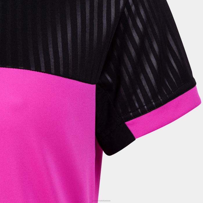 hr Joma košulja kratkih rukava montreal fluorescentno ružičasto crna 6FVN3909 žene