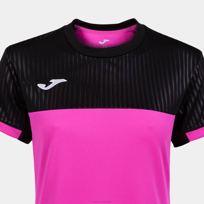 hr Joma košulja kratkih rukava montreal fluorescentno ružičasto crna 6FVN3909 žene