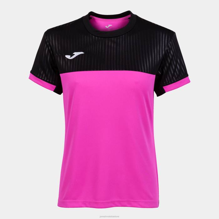 hr Joma košulja kratkih rukava montreal fluorescentno ružičasto crna 6FVN3909 žene