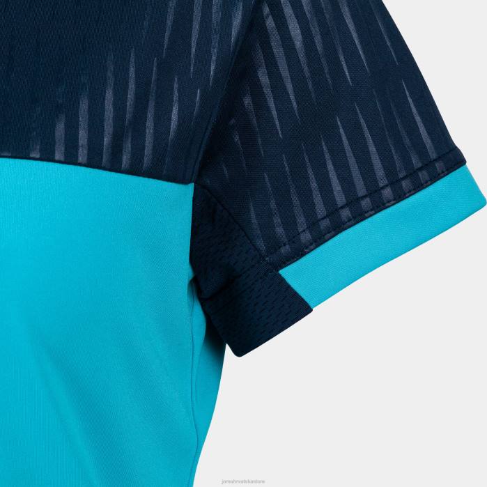 hr Joma košulja kratkih rukava montreal fluorescentno tirkizno tamnoplava 6FVN2082 žene