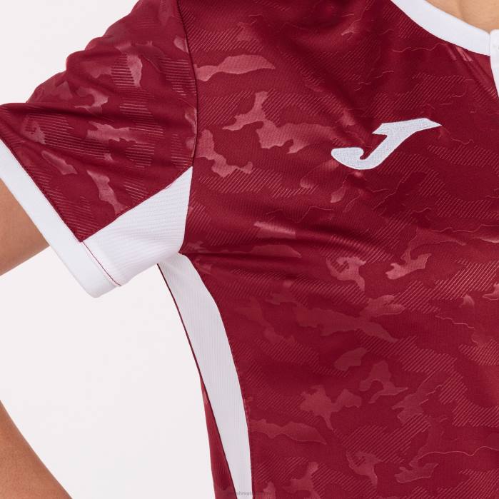 hr Joma košulja kratkih rukava toletum ii bordo bijela 6FVN1807 žene