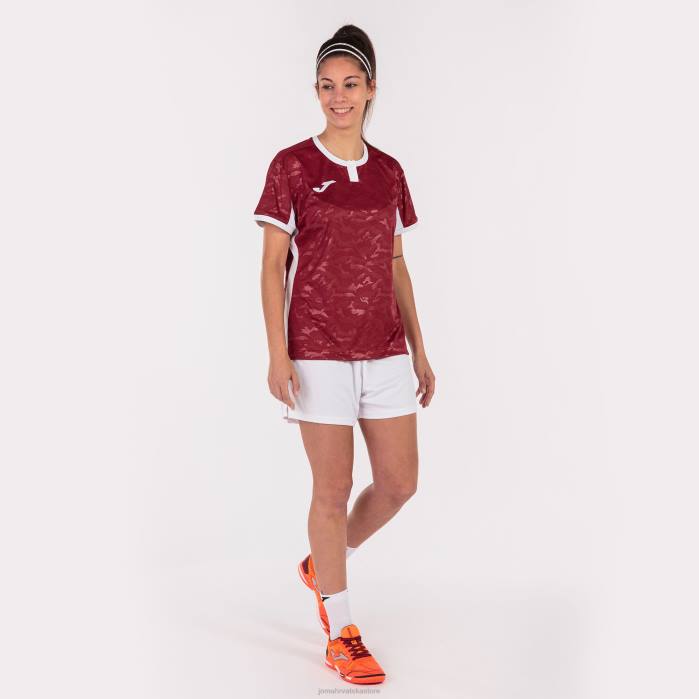 hr Joma košulja kratkih rukava toletum ii bordo bijela 6FVN1807 žene
