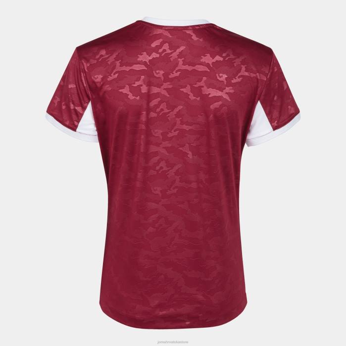 hr Joma košulja kratkih rukava toletum ii bordo bijela 6FVN1807 žene