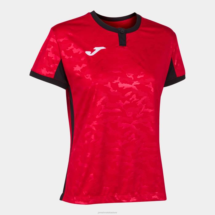 hr Joma košulja kratkih rukava toletum ii crveno-crno 6FVN2257 žene
