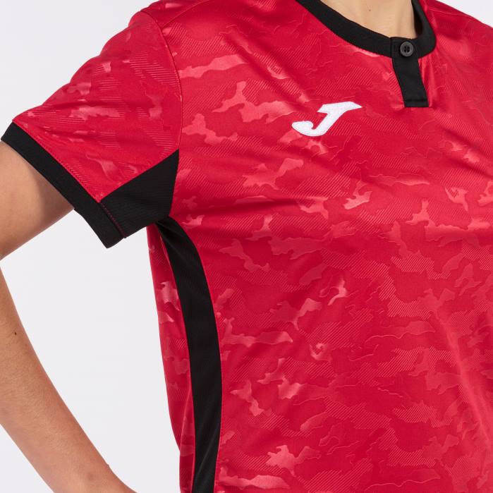 hr Joma košulja kratkih rukava toletum ii crveno-crno 6FVN2257 žene