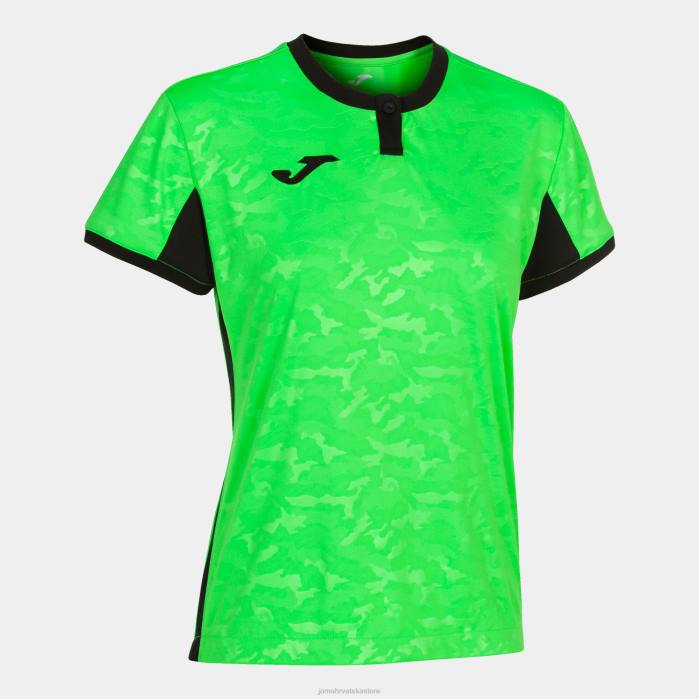hr Joma košulja kratkih rukava toletum ii fluorescentno zelena crna 6FVN3701 žene