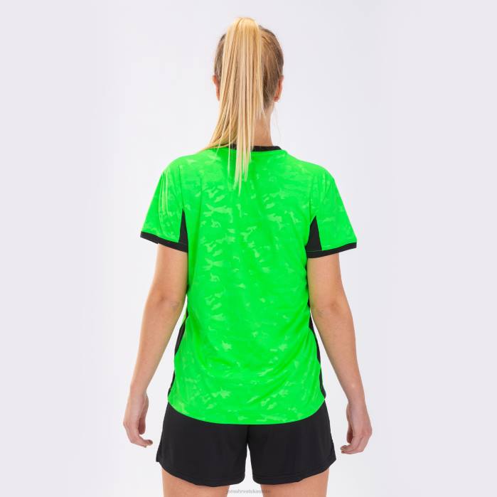 hr Joma košulja kratkih rukava toletum ii fluorescentno zelena crna 6FVN3701 žene