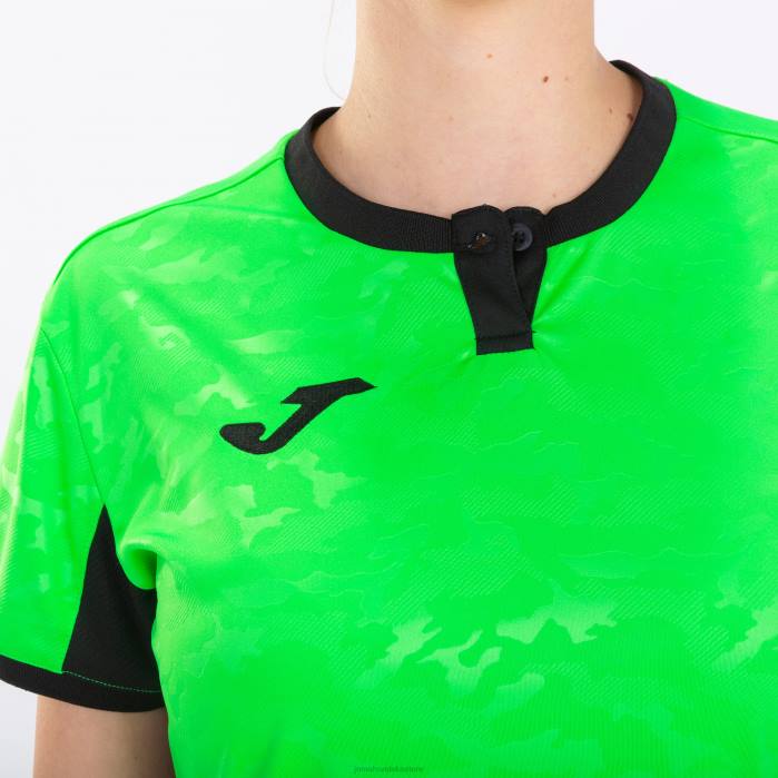 hr Joma košulja kratkih rukava toletum ii fluorescentno zelena crna 6FVN3701 žene
