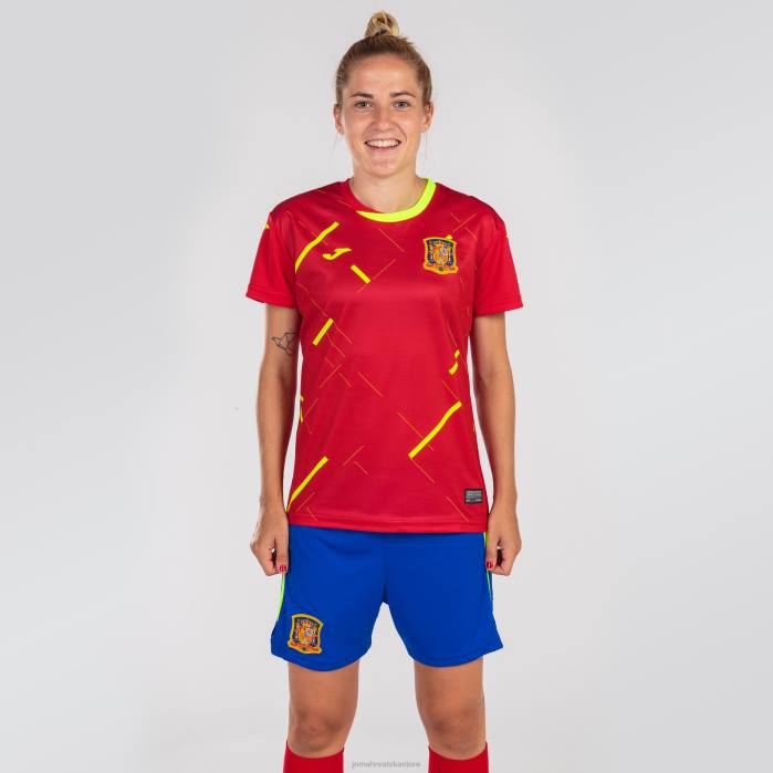 hr Joma majica kratki rukav 1. jednoobrazna španjolska futsal selekcija Crvena 6FVN2513 žene