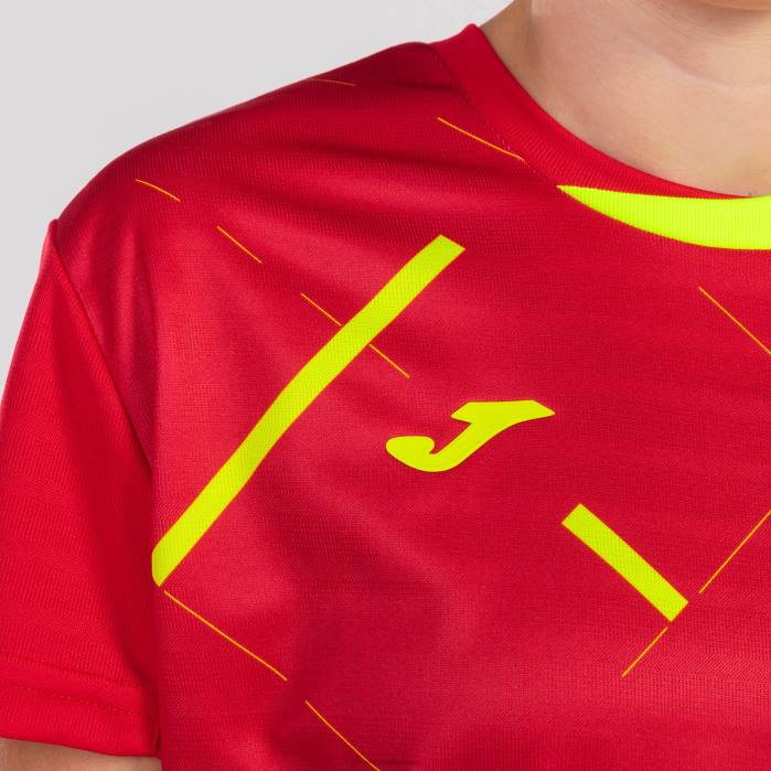 hr Joma majica kratki rukav 1. jednoobrazna španjolska futsal selekcija Crvena 6FVN2513 žene