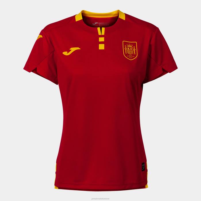 hr Joma majica kratki rukav 1. jednoobrazna španjolska futsal selekcija Crvena 6FVN3974 žene
