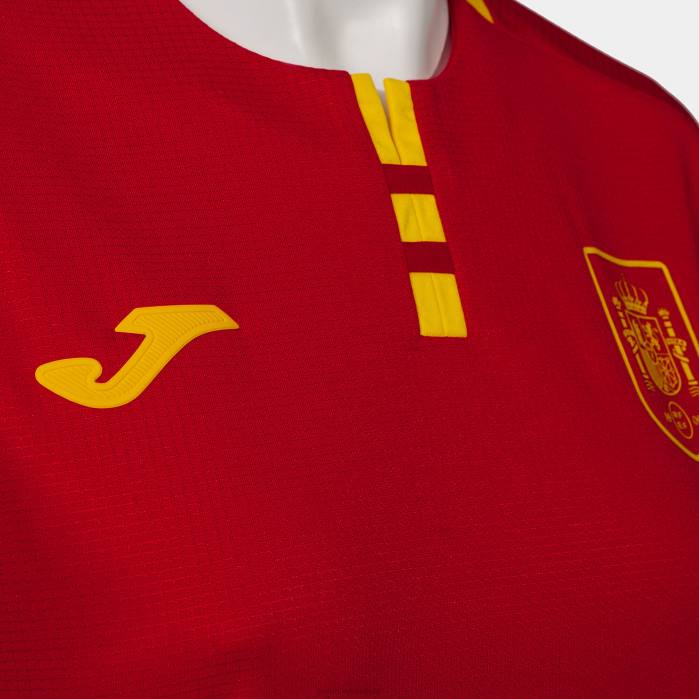 hr Joma majica kratki rukav 1. jednoobrazna španjolska futsal selekcija Crvena 6FVN3974 žene
