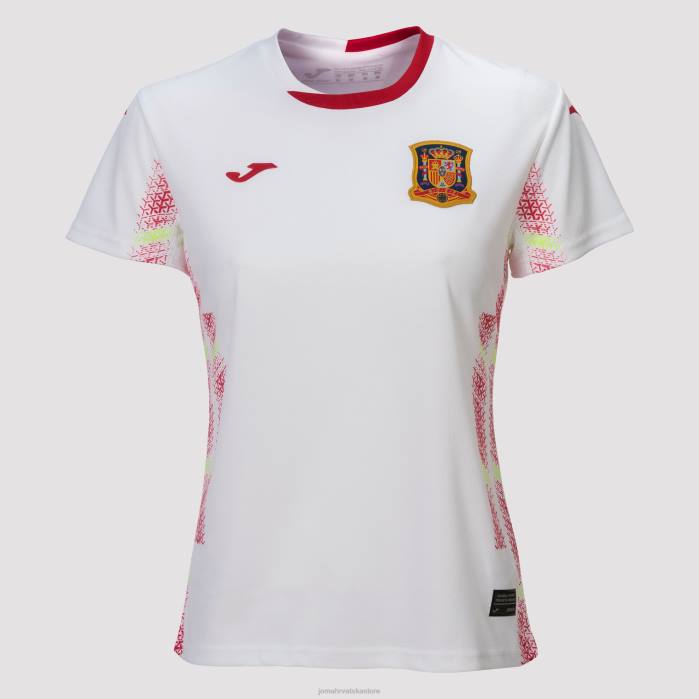 hr Joma majica kratki rukav 2. uniforma španjolske futsal selekcije bijela 6FVN2426 žene