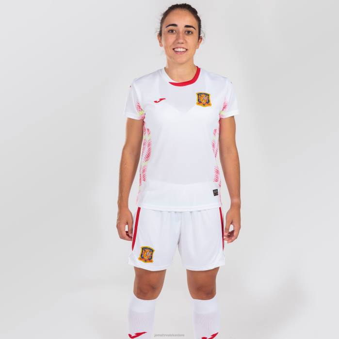 hr Joma majica kratki rukav 2. uniforma španjolske futsal selekcije bijela 6FVN2426 žene