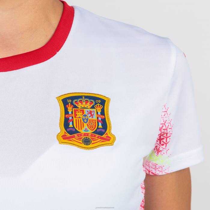 hr Joma majica kratki rukav 2. uniforma španjolske futsal selekcije bijela 6FVN2426 žene