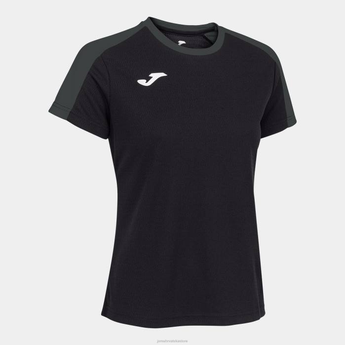 hr Joma majica kratki rukav eko prvenstvo crno tamno sivo 6FVN2233 žene