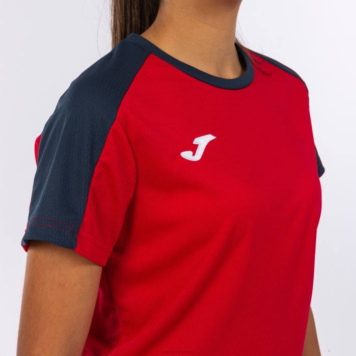 hr Joma majica kratki rukav eko prvenstvo crvena tamnoplava 6FVN2232 žene