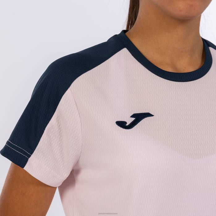 hr Joma majica kratki rukav eko prvenstvo ružičasta tamnoplava 6FVN2374 žene