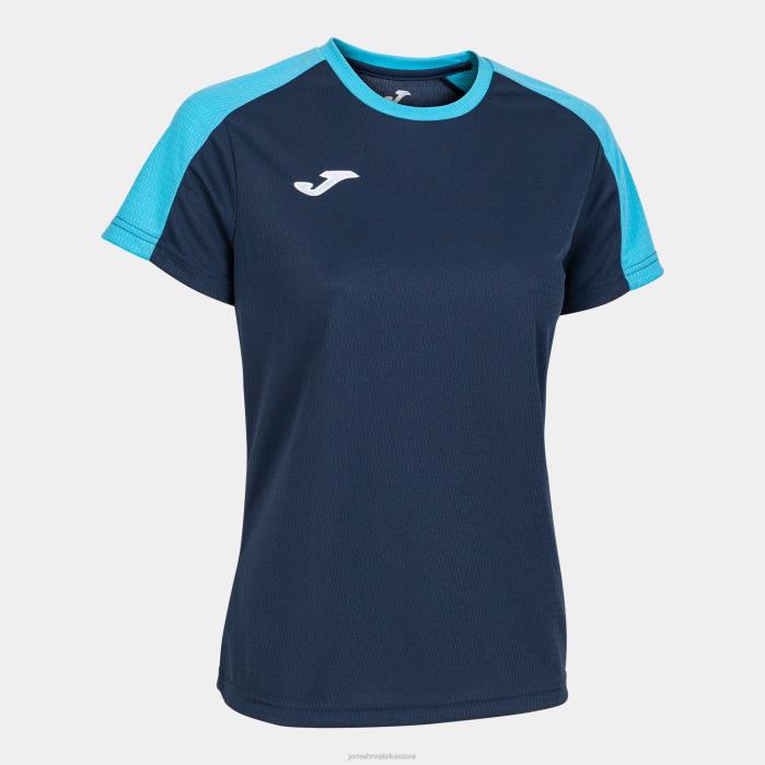 hr Joma majica kratki rukav eko prvenstvo tamnoplava fluorescentna tirkizna 6FVN2228 žene
