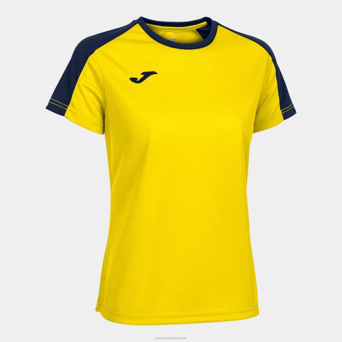 hr Joma majica kratki rukav eko prvenstvo žuta tamnoplava 6FVN2382 žene