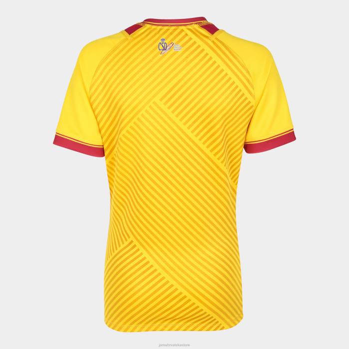 hr Joma majica kratkih rukava 2. uniforma španjolskog ragbi saveza žuta boja 6FVN3588 žene