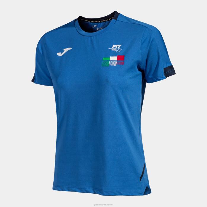 hr Joma majica kratkih rukava Talijanski teniski savez kraljevski plava 6FVN2058 žene