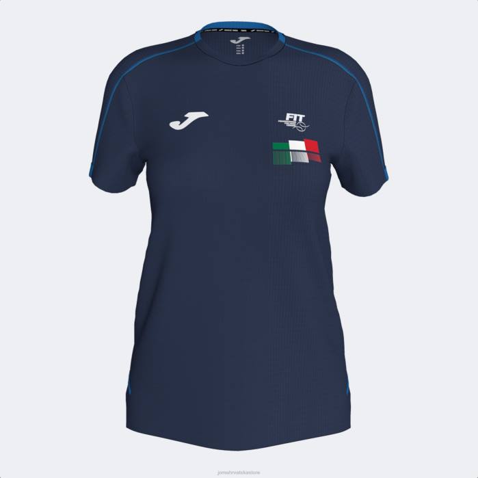 hr Joma majica kratkih rukava Talijanski teniski savez mornarsko plava 6FVN2433 žene