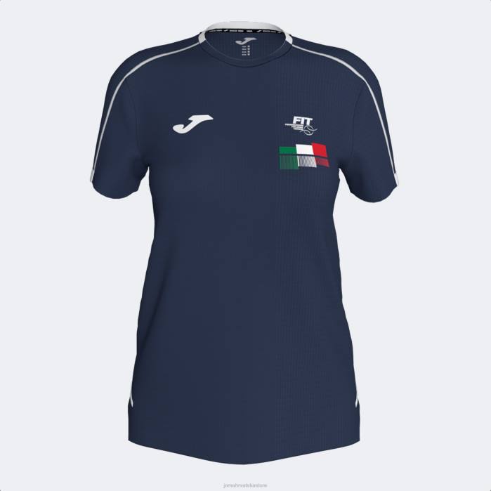 hr Joma majica kratkih rukava Talijanski teniski savez mornarsko plava 6FVN2512 žene