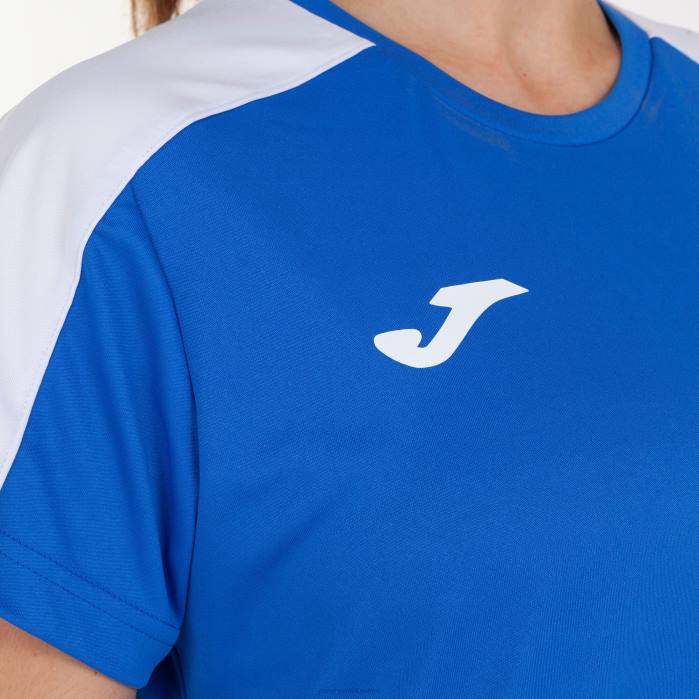 hr Joma majica kratkih rukava akademija iii kraljevsko plava bijela 6FVN2013 žene