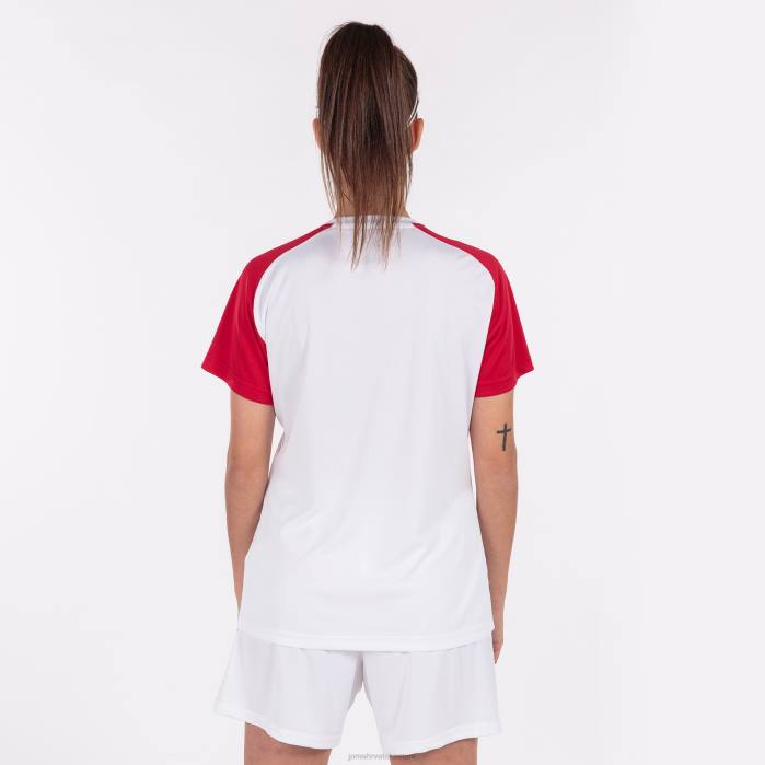 hr Joma majica kratkih rukava akademija iv bijelo crveno 6FVN2461 žene