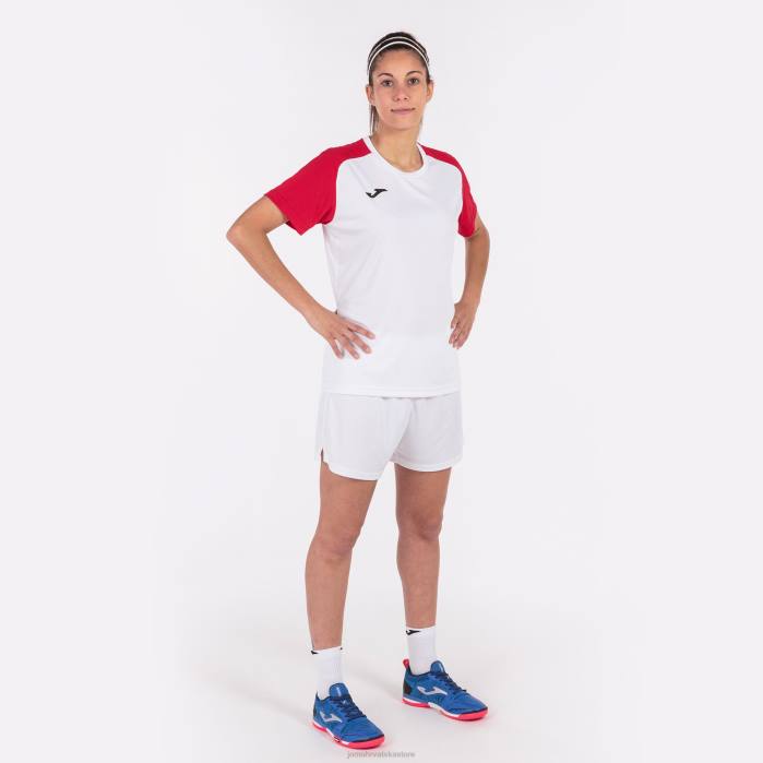 hr Joma majica kratkih rukava akademija iv bijelo crveno 6FVN2461 žene