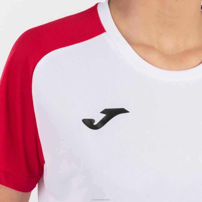 hr Joma majica kratkih rukava akademija iv bijelo crveno 6FVN2461 žene