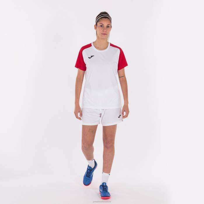 hr Joma majica kratkih rukava akademija iv bijelo crveno 6FVN2461 žene