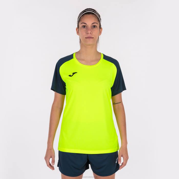 hr Joma majica kratkih rukava akademija iv fluorescentno žuta tamnoplava 6FVN3605 žene