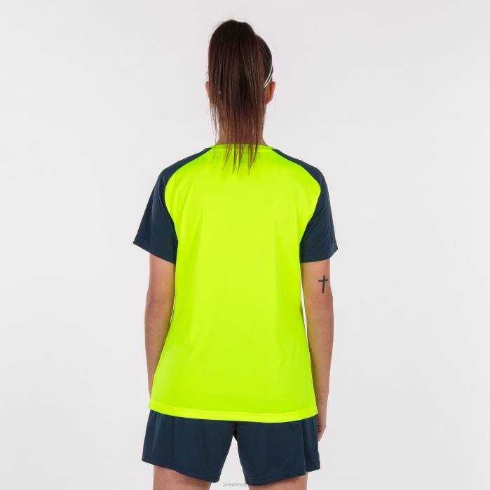 hr Joma majica kratkih rukava akademija iv fluorescentno žuta tamnoplava 6FVN3605 žene