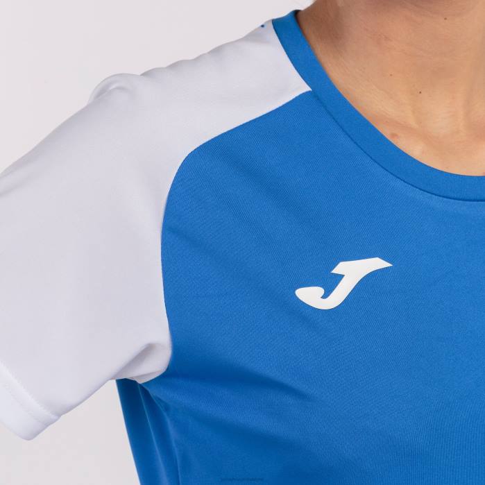 hr Joma majica kratkih rukava akademija iv kraljevsko plava bijela 6FVN2363 žene