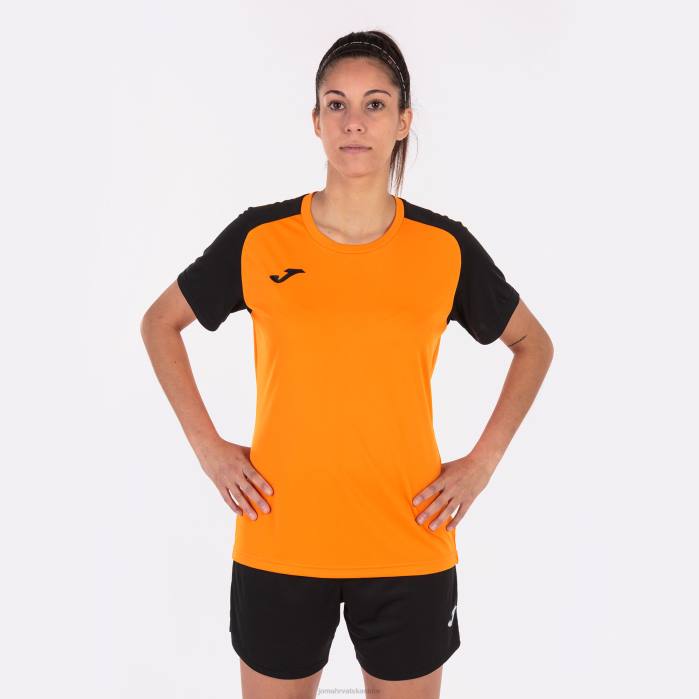 hr Joma majica kratkih rukava akademija iv narančasta crna 6FVN2369 žene