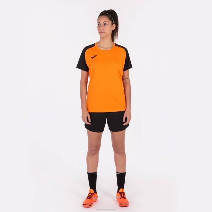 hr Joma majica kratkih rukava akademija iv narančasta crna 6FVN2369 žene