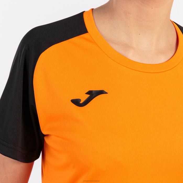 hr Joma majica kratkih rukava akademija iv narančasta crna 6FVN2369 žene