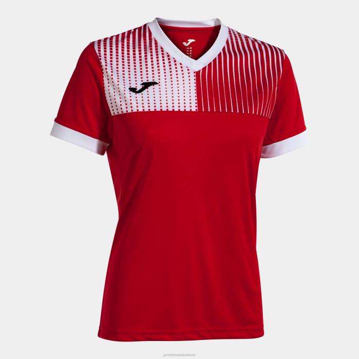hr Joma majica kratkih rukava eko supernova crveno bijelo 6FVN2158 žene