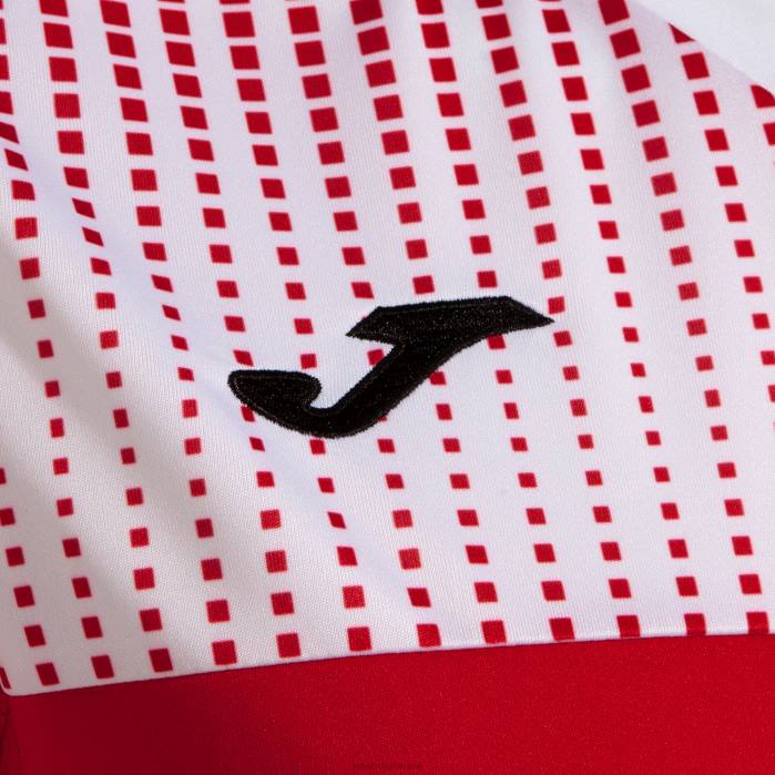 hr Joma majica kratkih rukava eko supernova crveno bijelo 6FVN2158 žene
